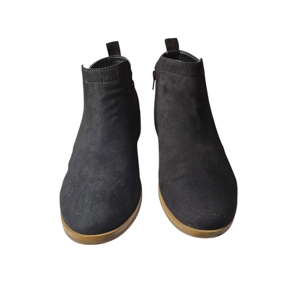 Time And Tru Black Ankle Boots 10 - Picture 1 of 5